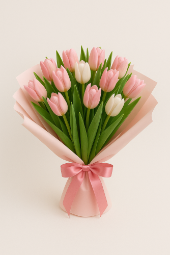 🌷 Buket Tulip Elegan – Pilihan Hadiah Mewah di 