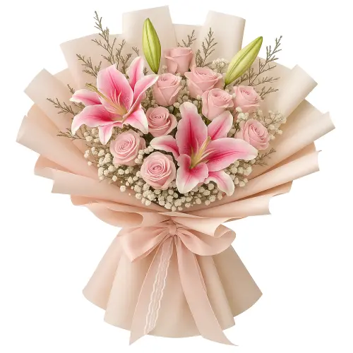 🌸 Buket Lily Elegan – Hadiah Anggun & Bermakna di  di Indonesia